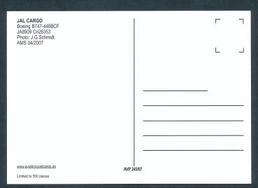 Preview: JAL CARGO, Boeing B747-446BCF